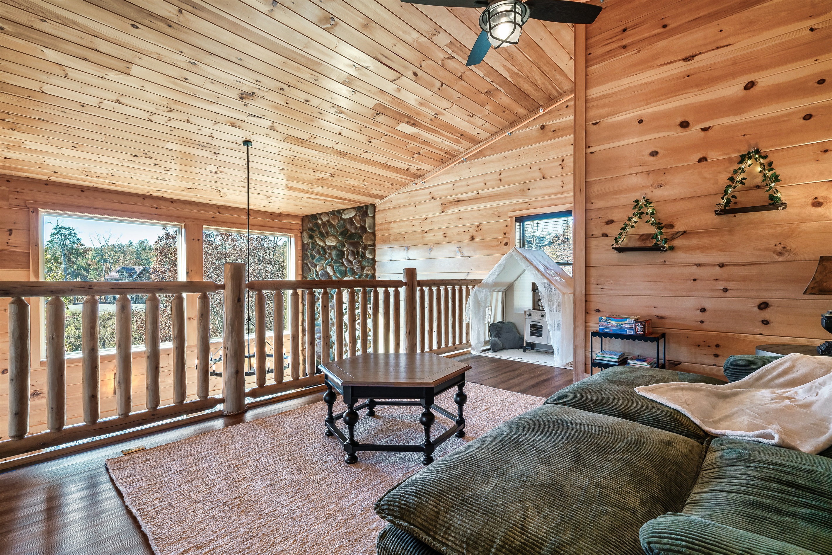 Enjoy the views from the 2nd floor loft