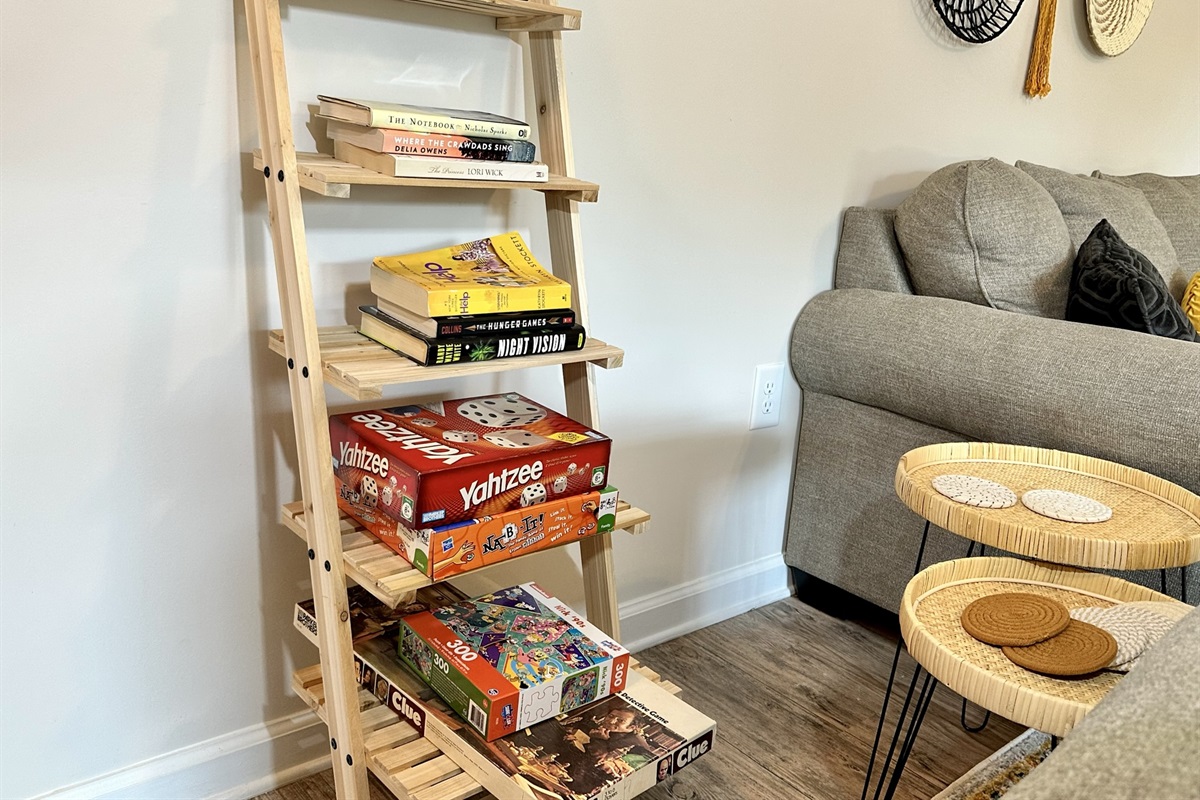 Some books and games for your enjoyment