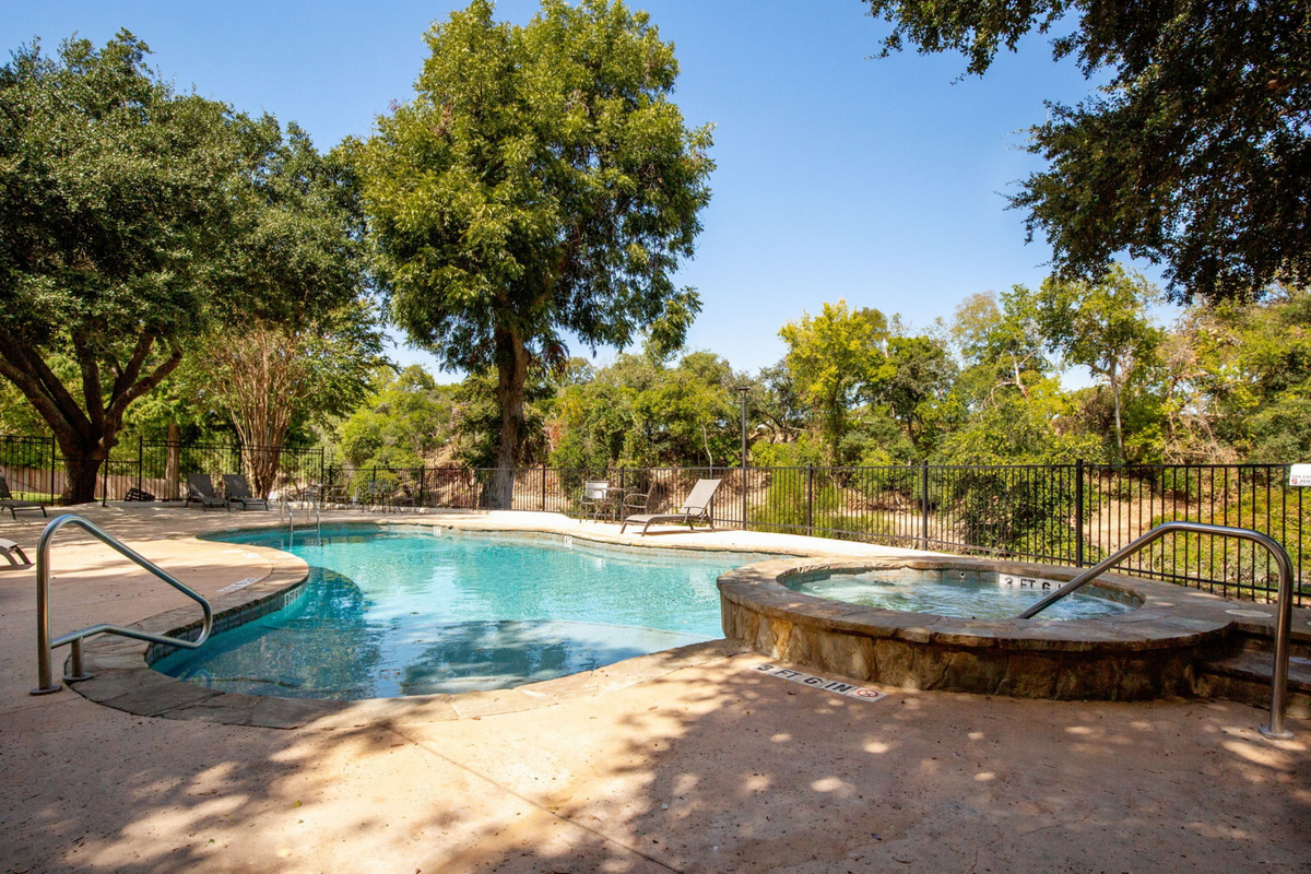 Pool and hot tub on premises.