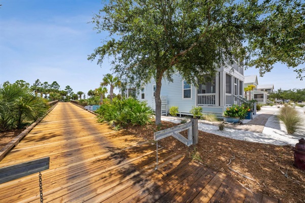 Enjoy over 4 miles of boardwalk/paths for golf carts, running, bikes, walking, etc