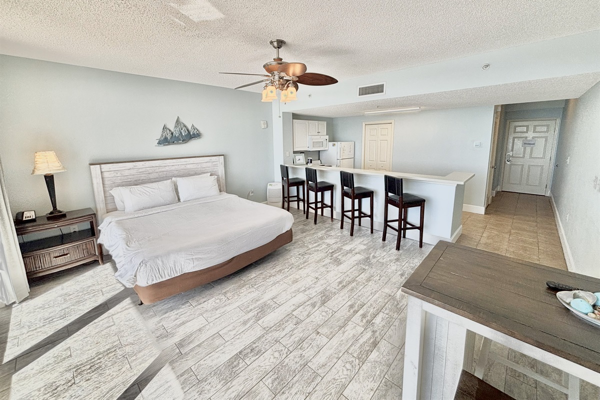 Studio with a very spacious feel