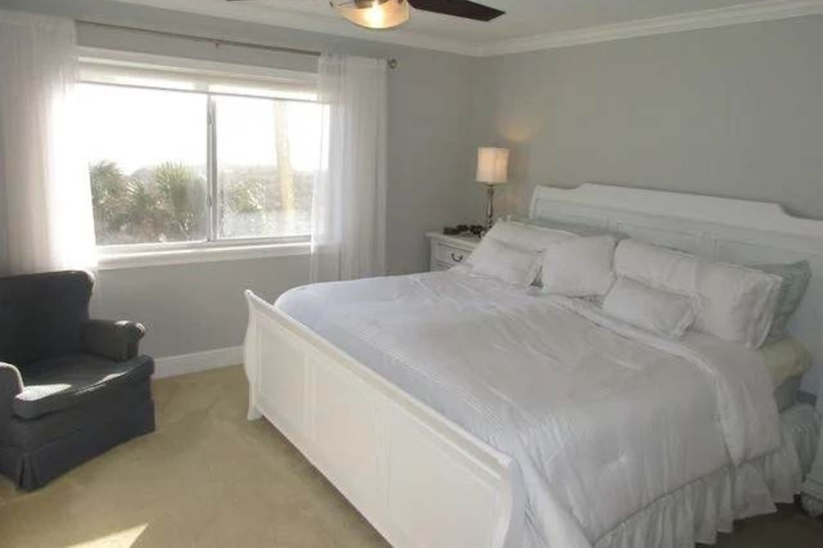 King Size Master Bedroom With a view