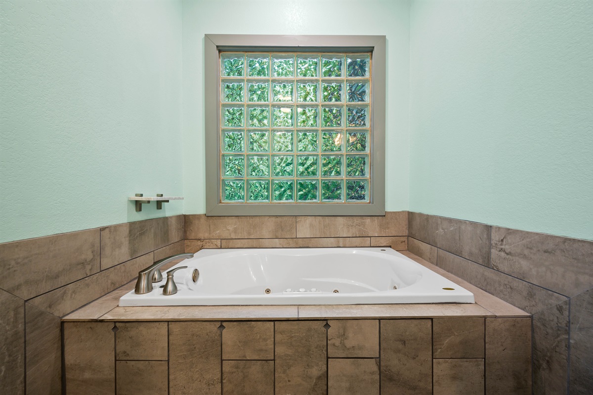 Relax after a long day exploring The Smokies in an updated jetted tub!