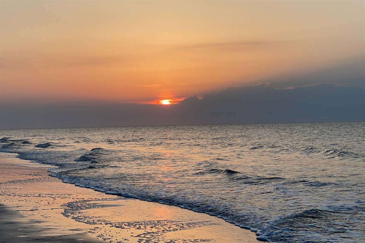 Sunrise walk at Islander beach 