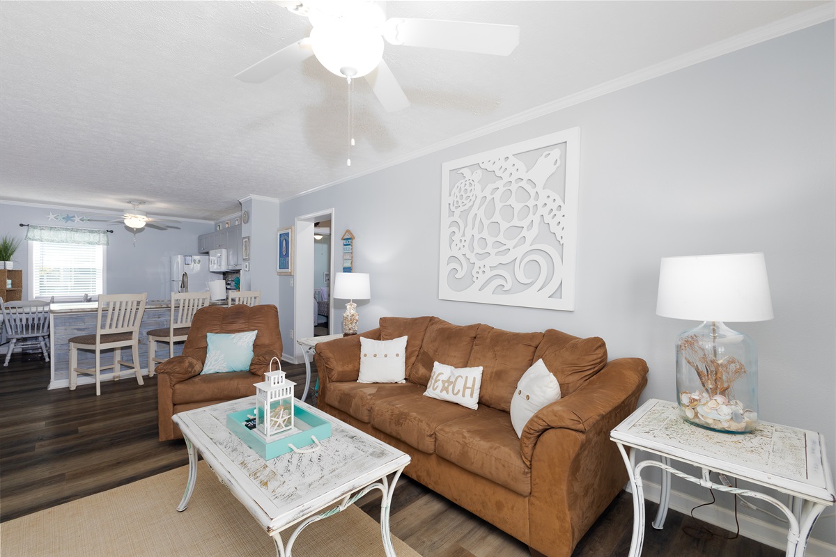 Ample seating for everyone in the group