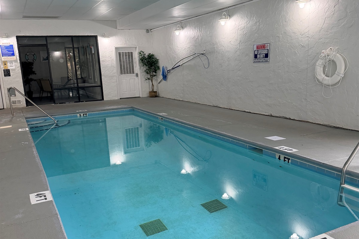 Community indoor heated pool