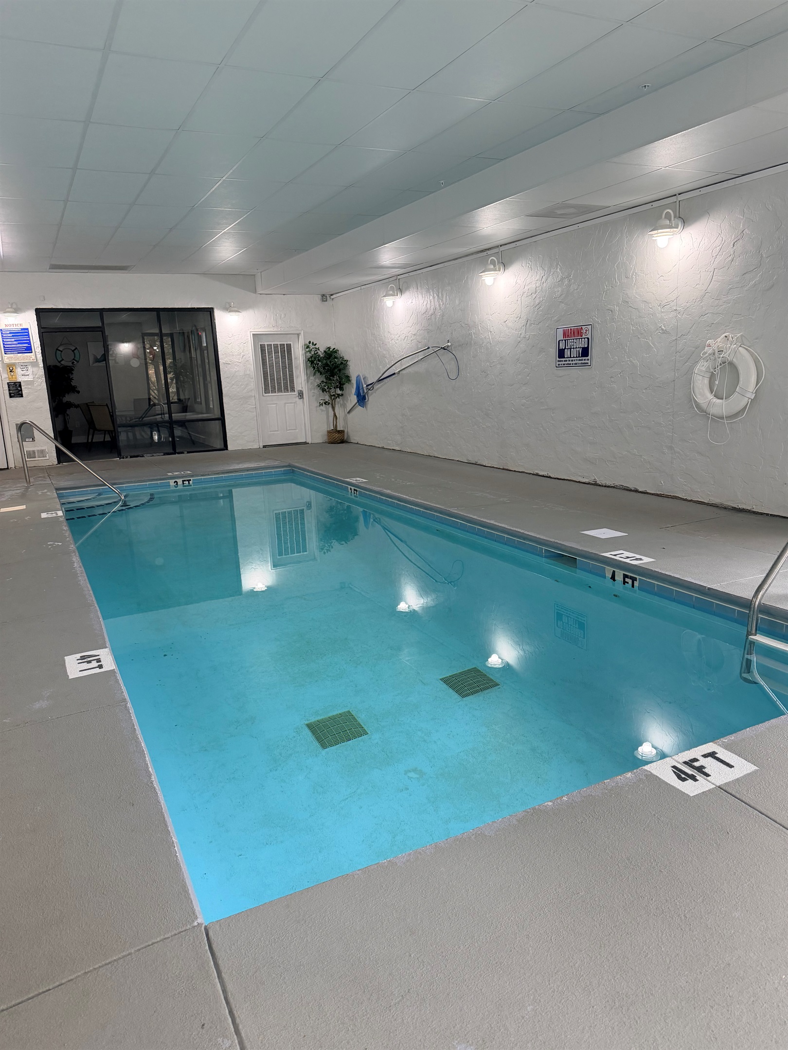 Community indoor heated pool