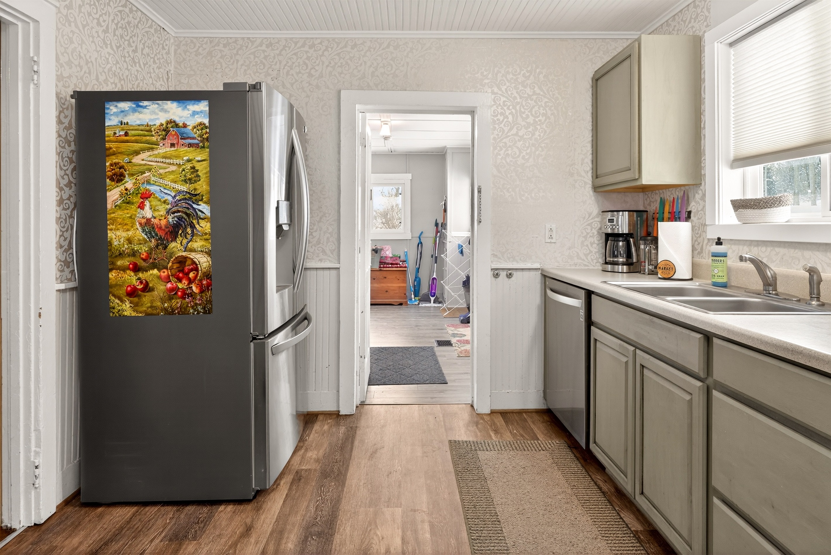 Main floor entry to laundry room