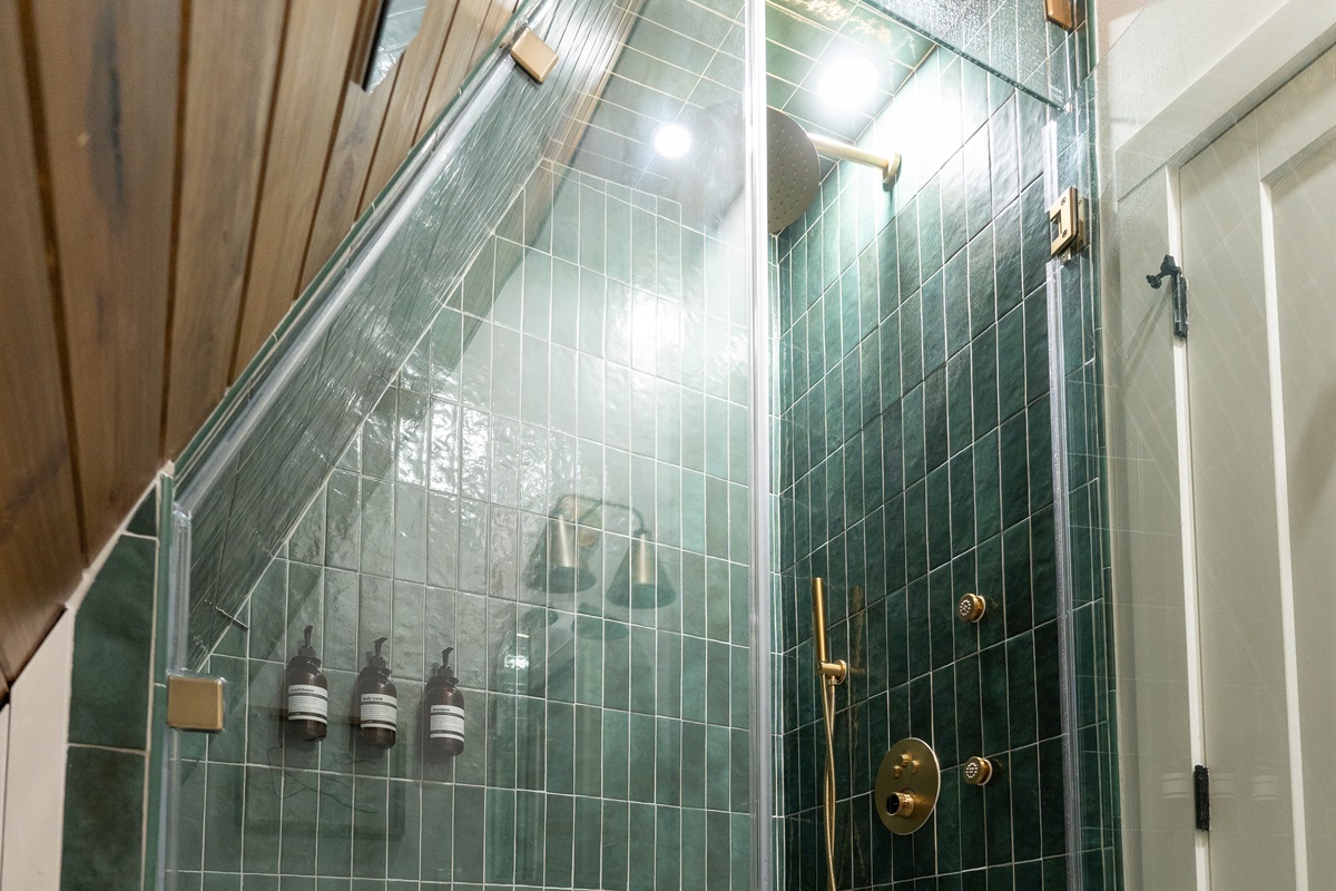 Comeback Upstairs Master Bathroom w/ Steam Shower