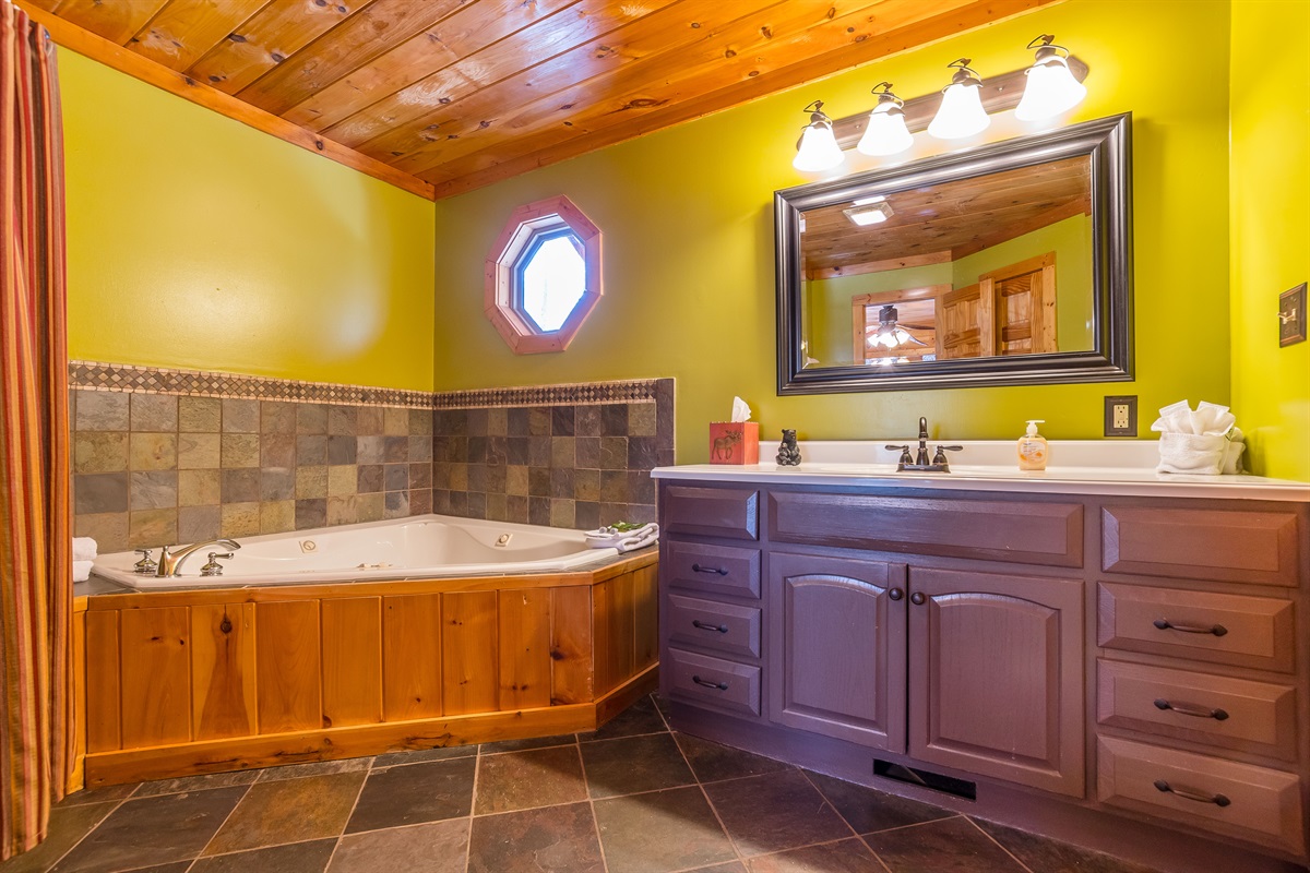 Full Master Bath on Main Floor