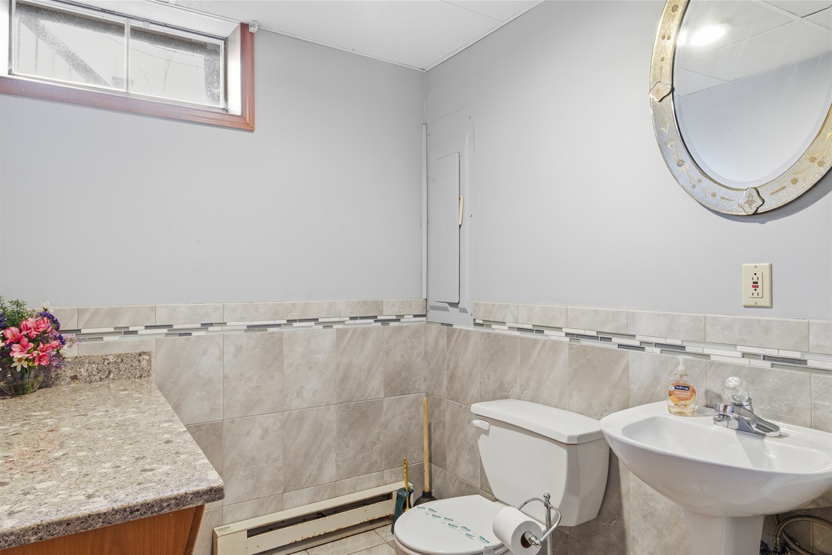 Bathroom 5 - Half bathroom on lower level