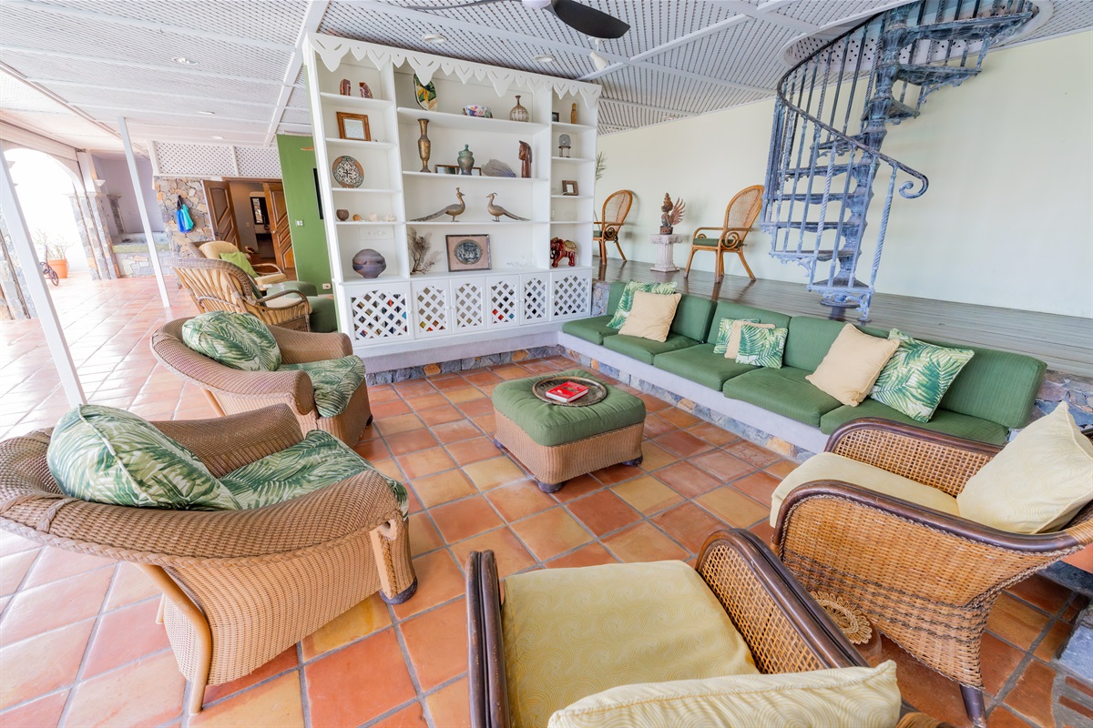 The living room is the perfect spot to gather for game night