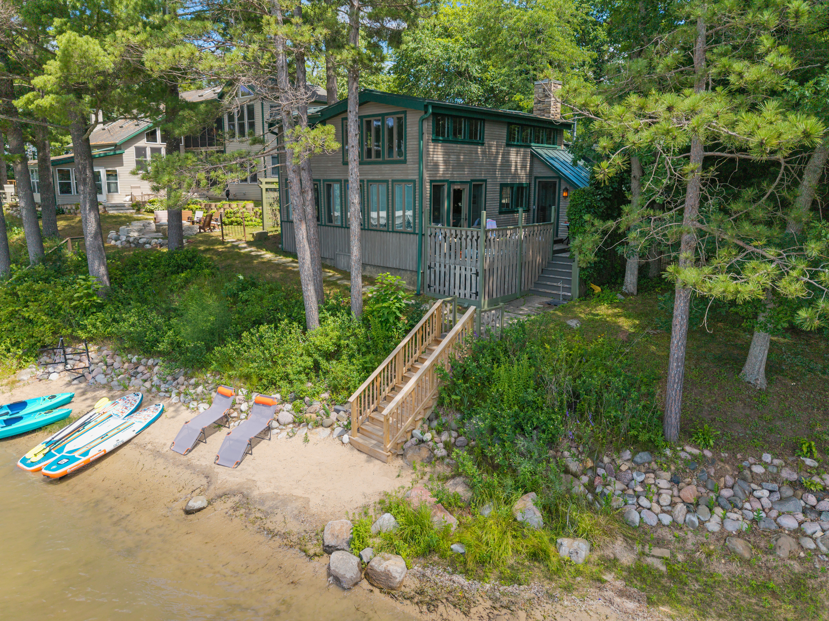 From the sparkling lake to the sandy beach and cozy cottage, every detail is designed for making lasting memories.
