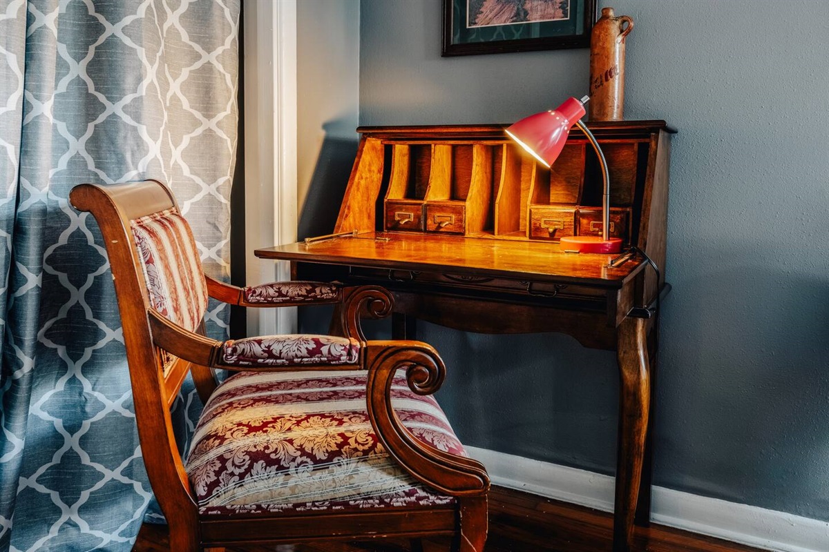 work table in bedroom 2