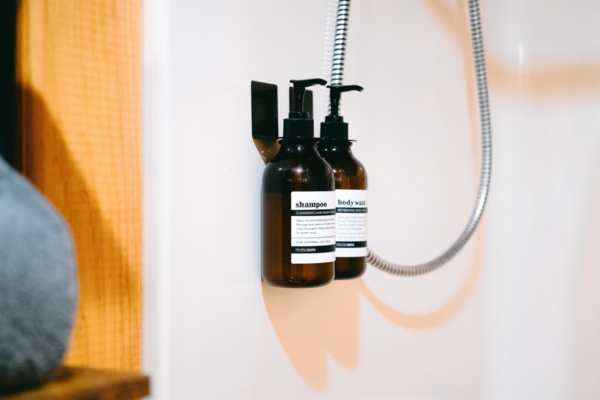 Shampoo and body wash provided