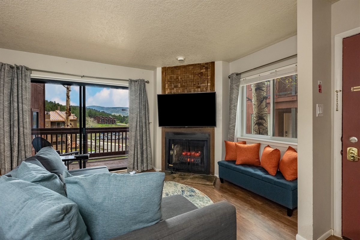 Spacious living room.