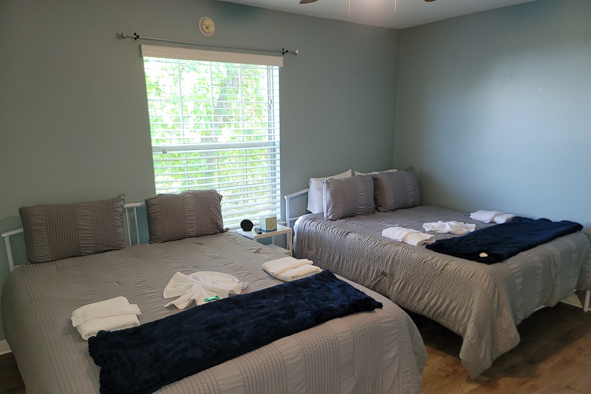 Double Queen Master Bedroom