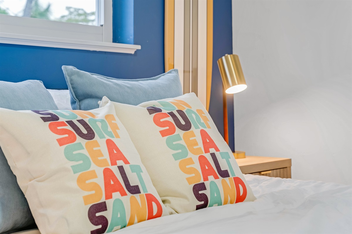 🌊 Surf, salt, sea, and sleep — the vibes don’t stop even when you turn in for the night!