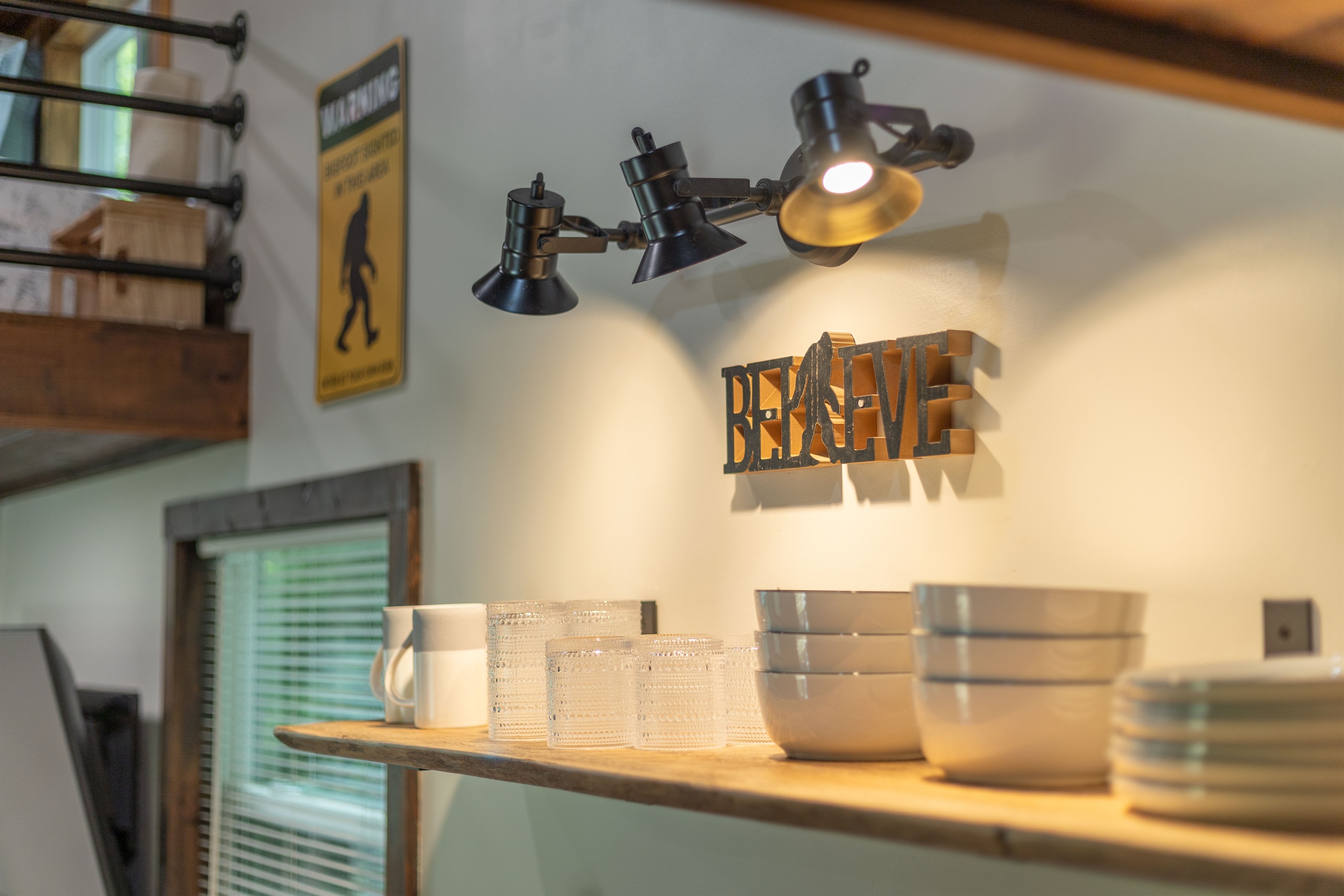 Tiny home charm meets playful personality at Bigfoot Bungalow.