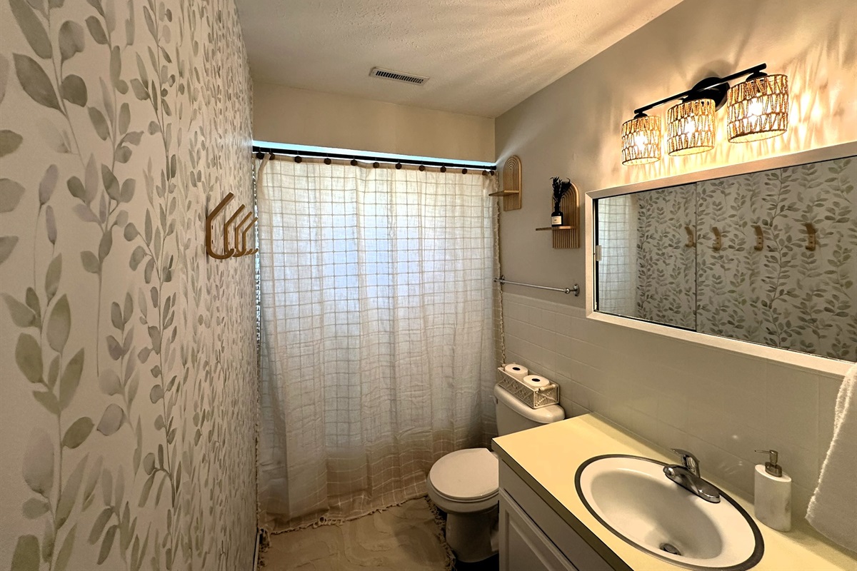 Full bath with combo tub/shower