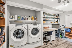 Full stocked laundry room