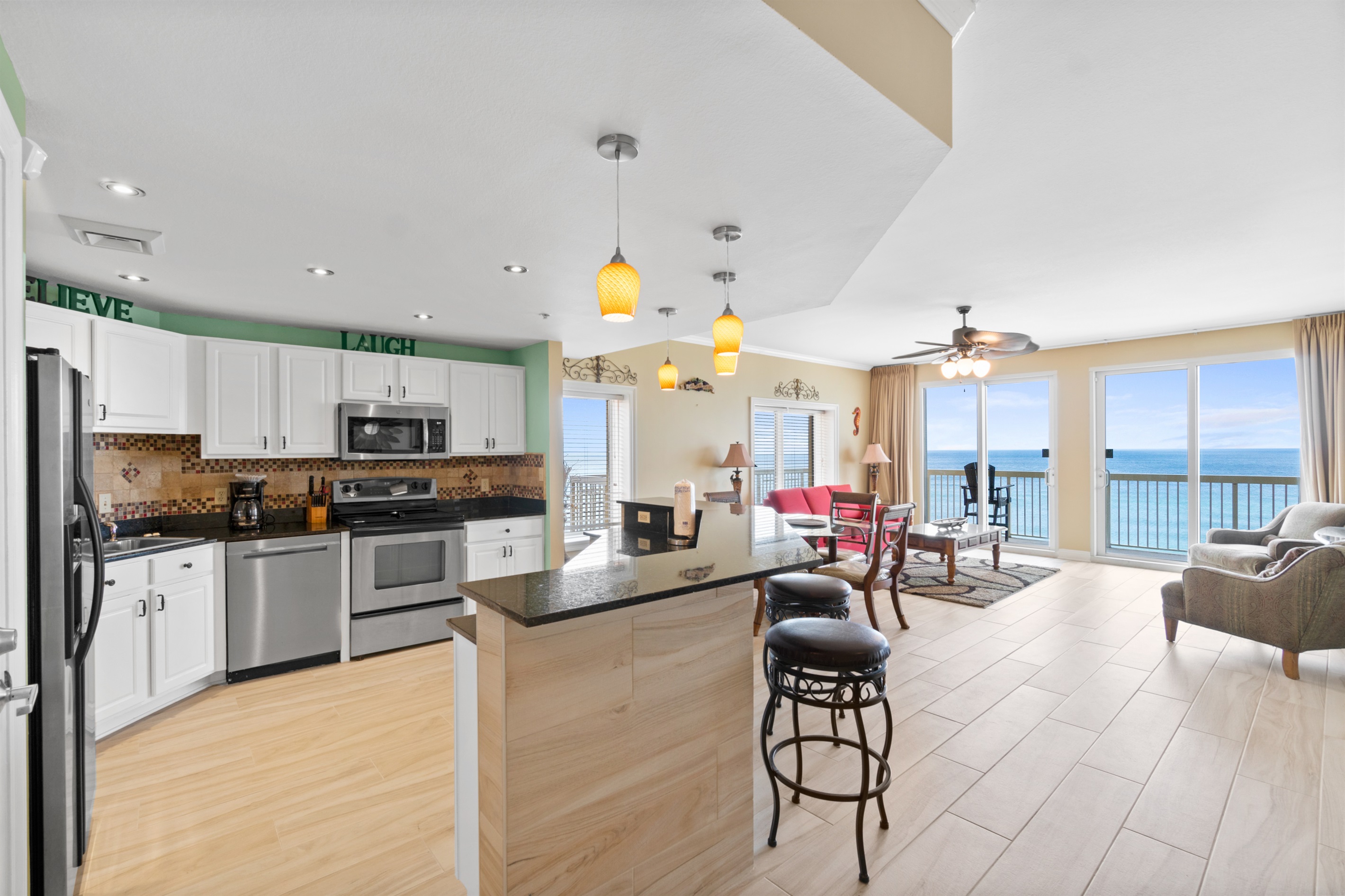 Large 2br end unit