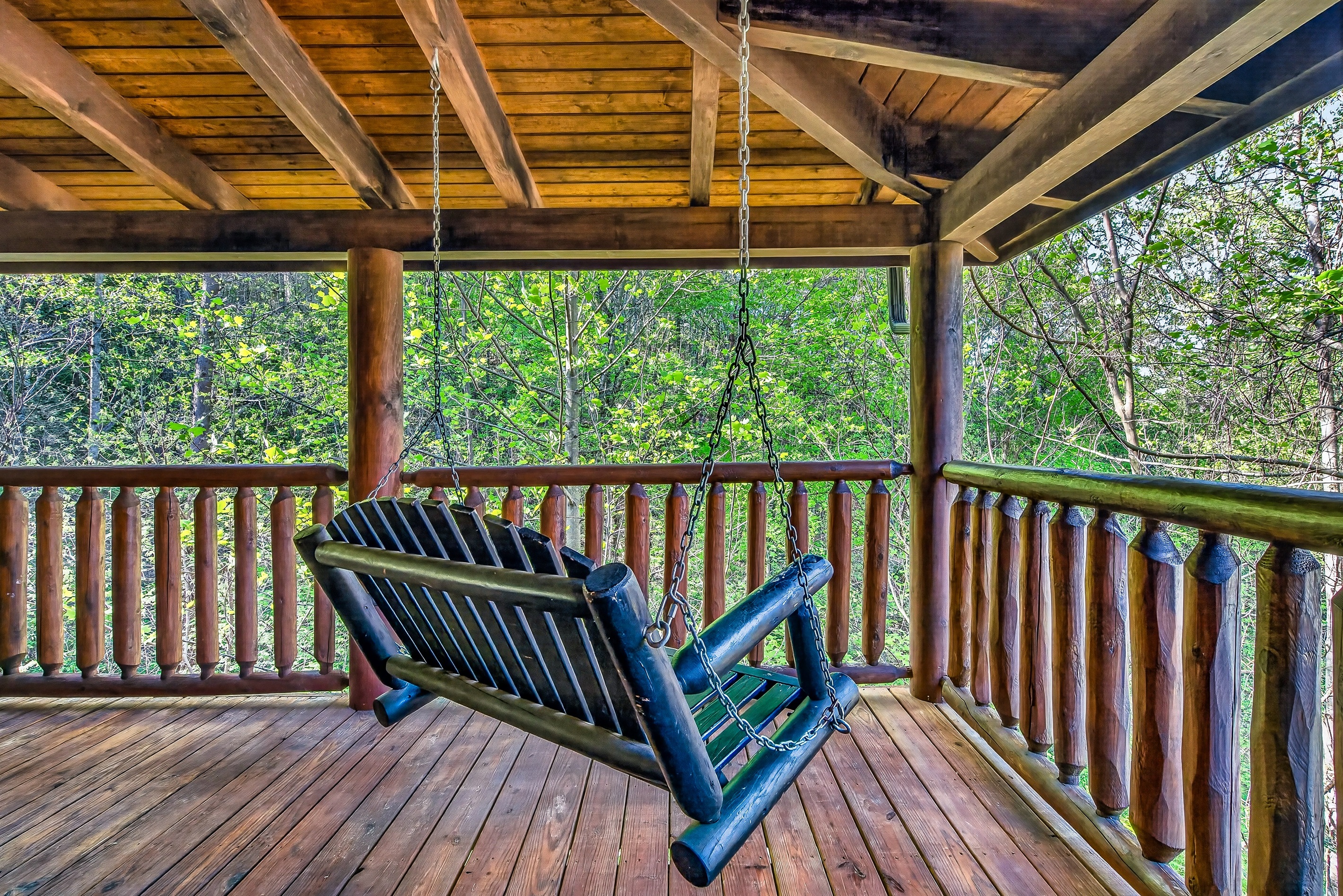 Our favorite place to swing our worries away.  So peaceful, so serene.