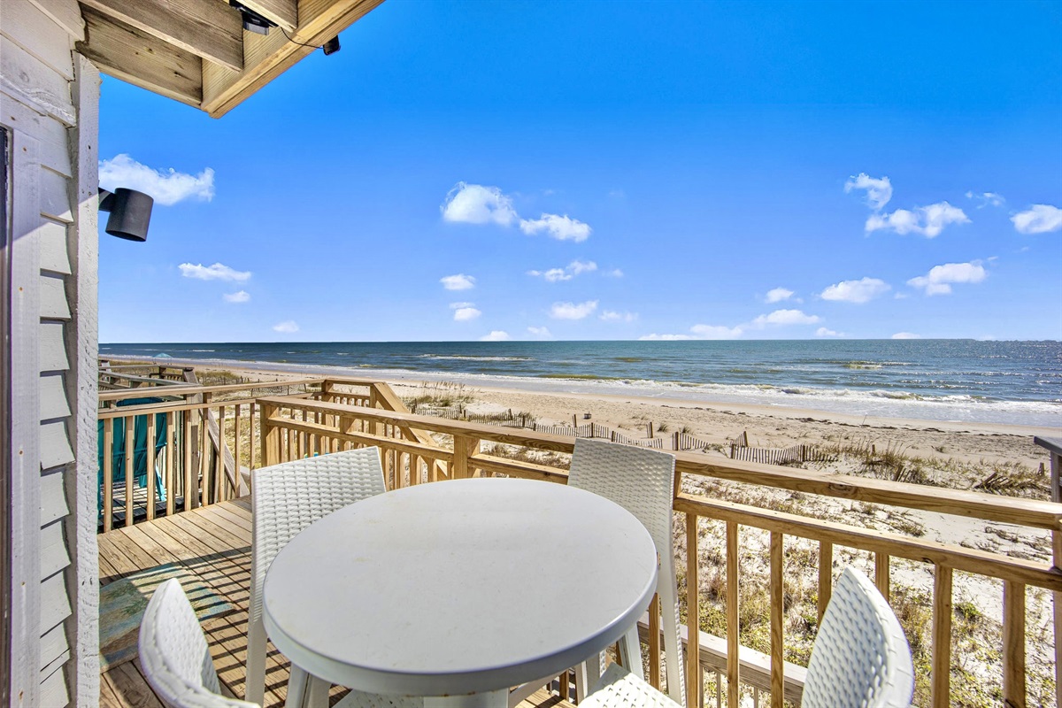 Picture this: in the distance you see a pod of dolphins as you are having drinks (or a meal) at the balcony. The stresses of everyday life melt away replaced by a sense of tranquility. 