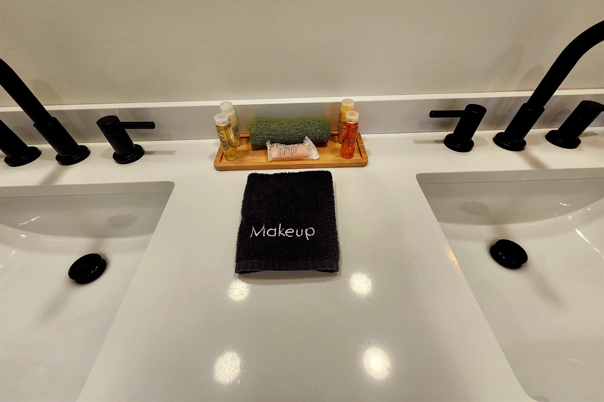 Bathroom essentials included