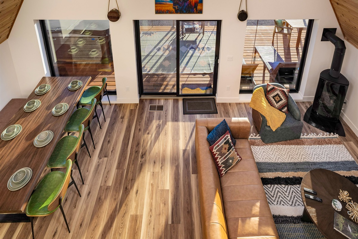 Sliding Glass Door Leading To Porch