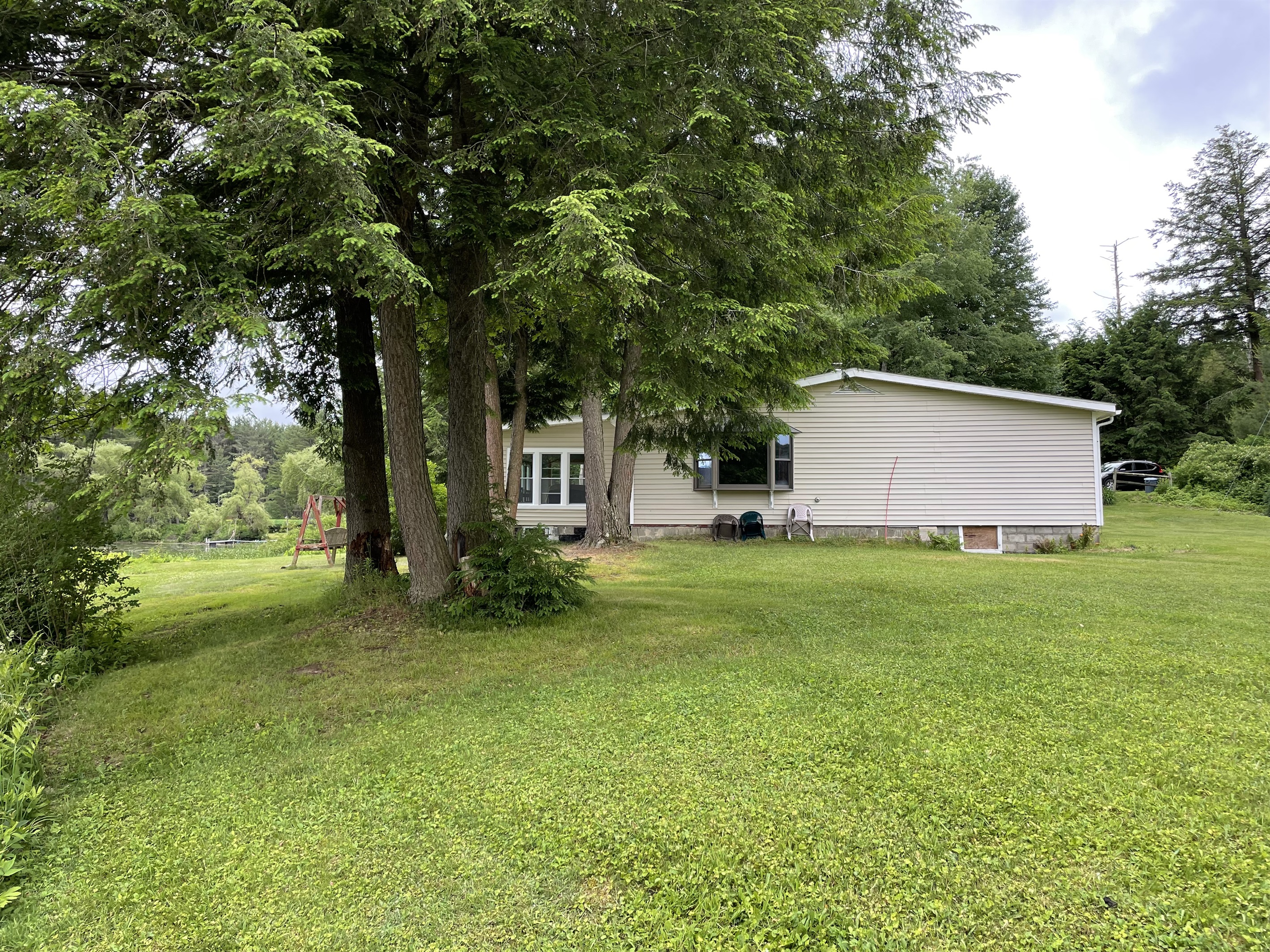 Side and rear yard at Nature's Hidden Treasure