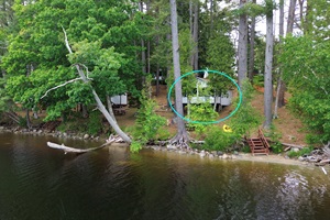 Front view of the property from the lake