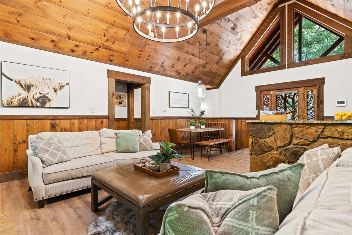 The heart of the home: wood tones, warm light, and effortless charm.