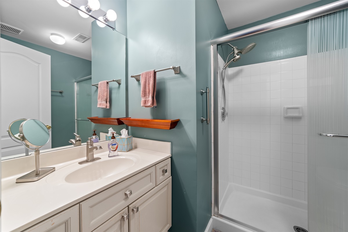 Guest Bathroom w Walk In Shower