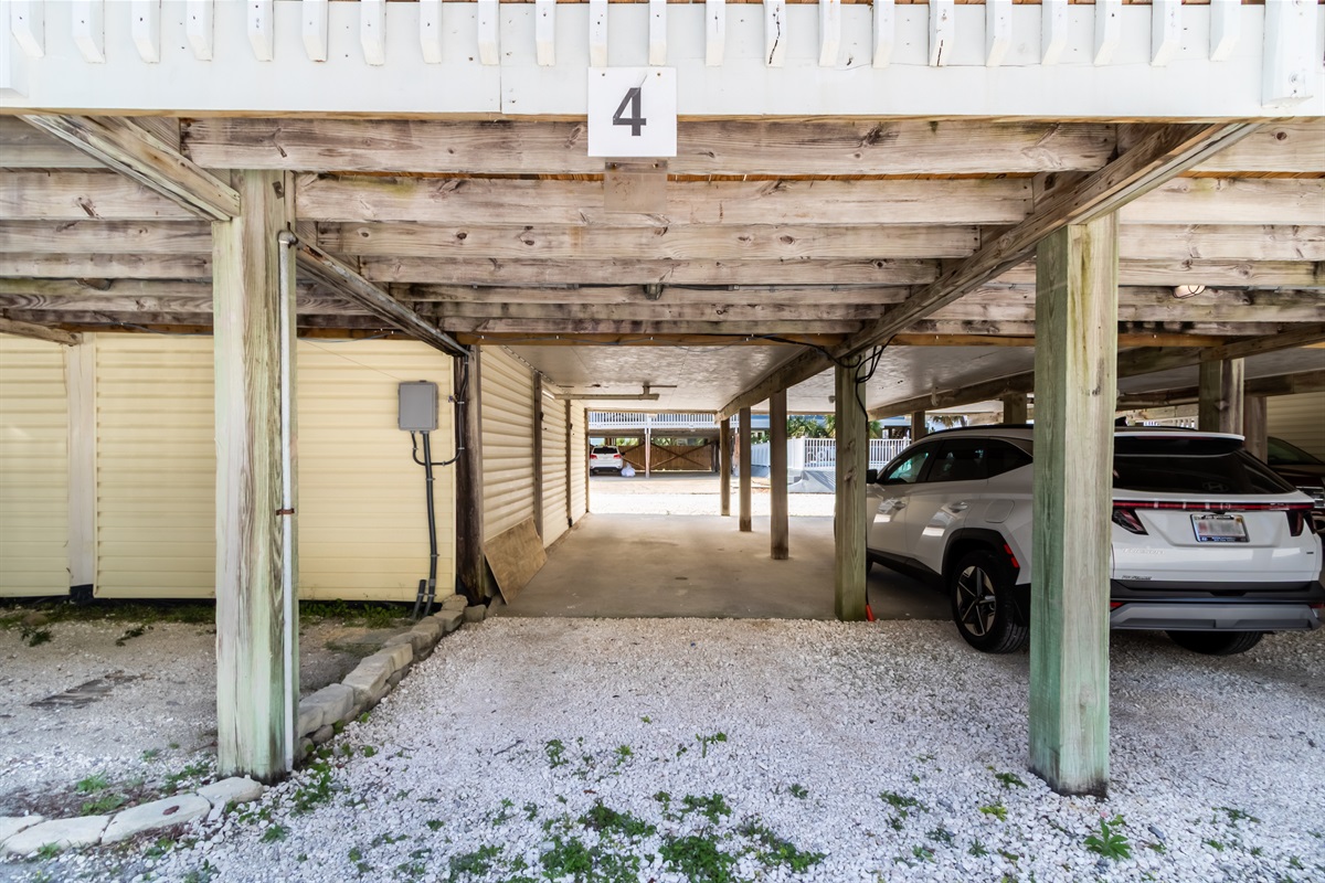 Reserved parking spot