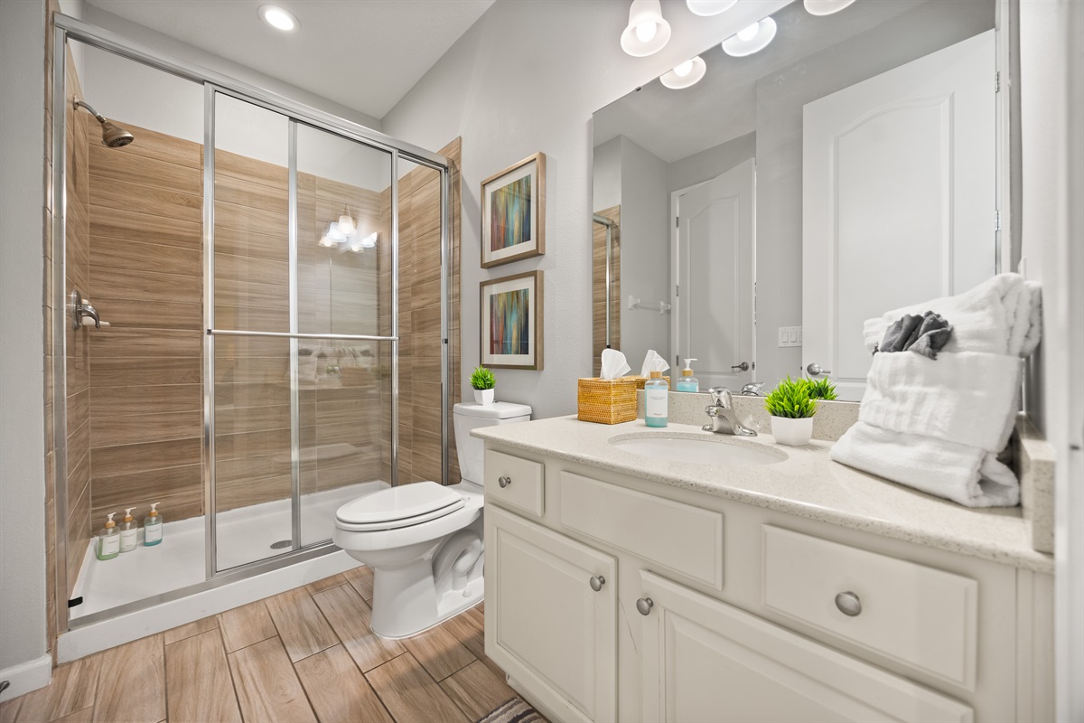 1st level shared bathroom