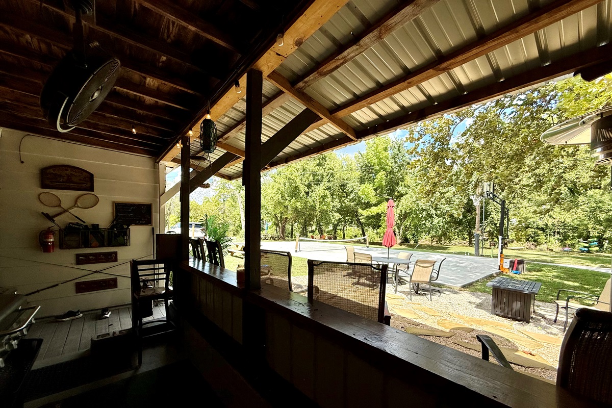 Enjoy the view while you grill.