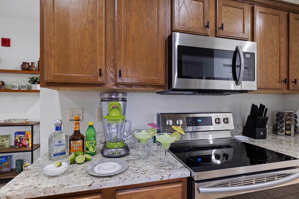 Enjoy making your very own craft margaritas with the margarita maker. It's five o'clock somewhere!