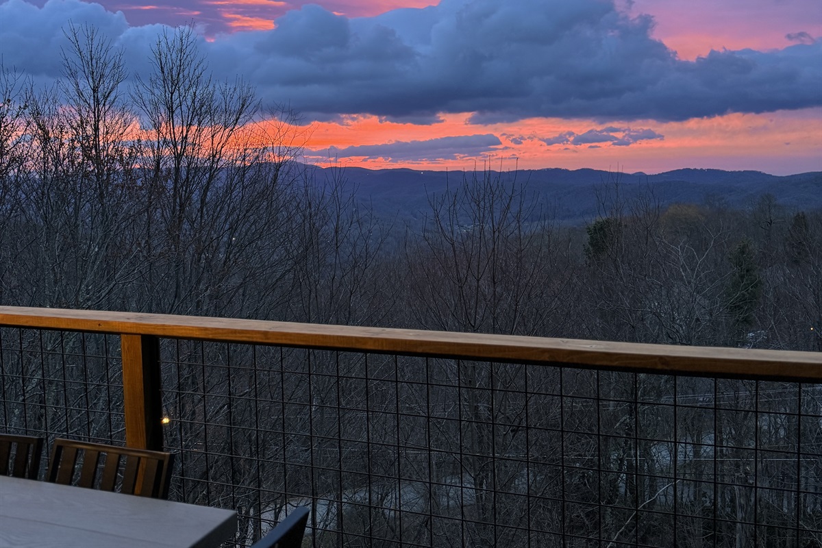 Sunrise on April 1, 2024 - NO FILTER mountain & valley long-range panoramic views!