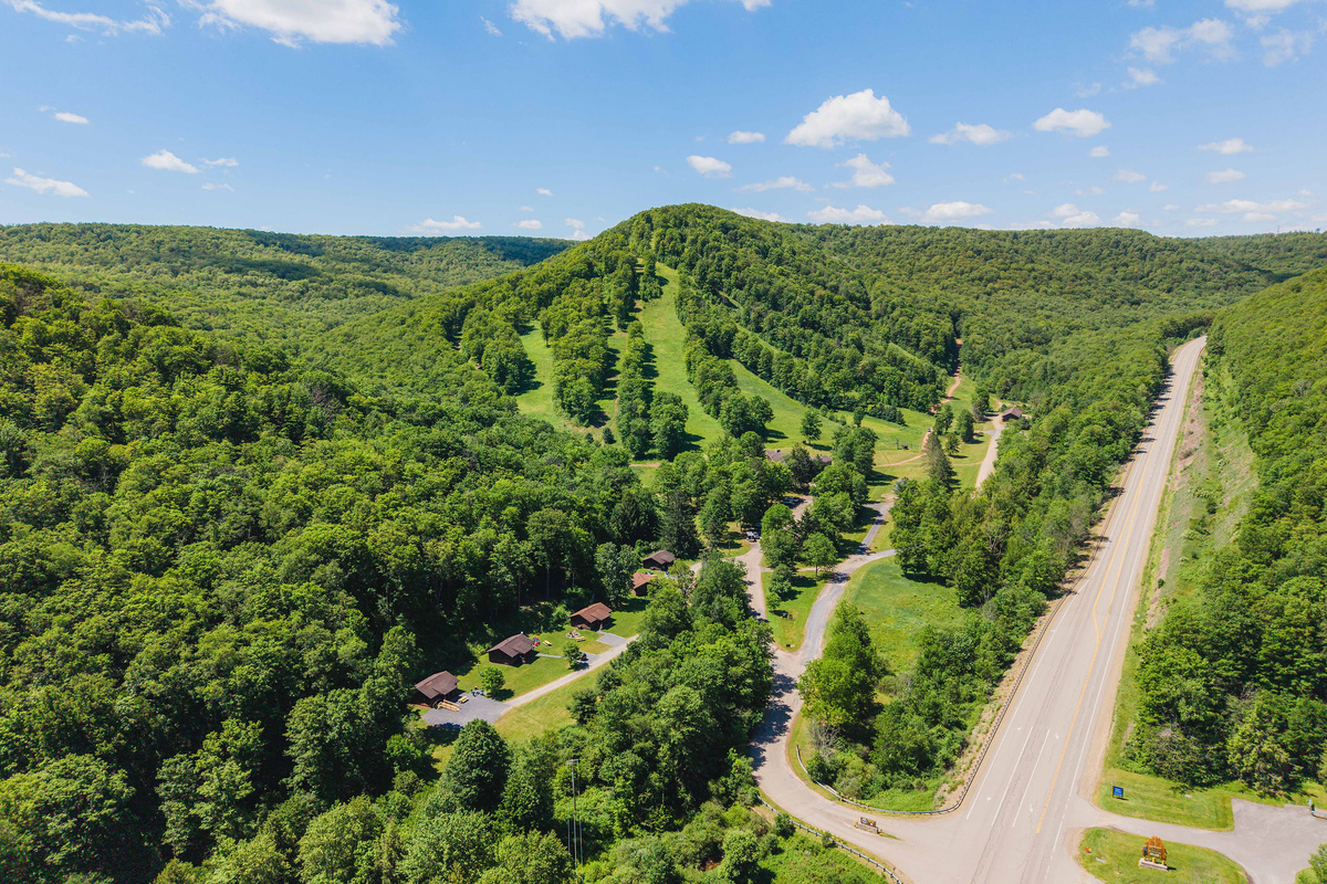 🌲 Endless trails and forest — the Susquehannock State Forest stretches in every direction.