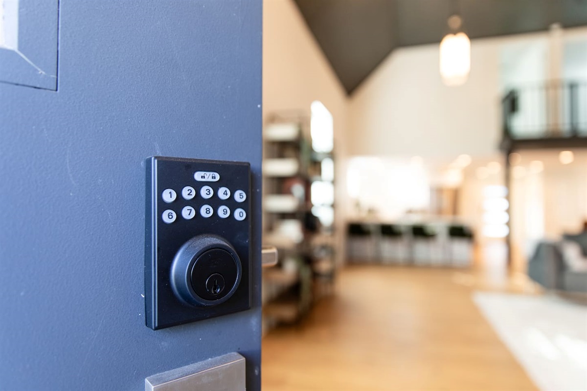Door Entrance with Keypad