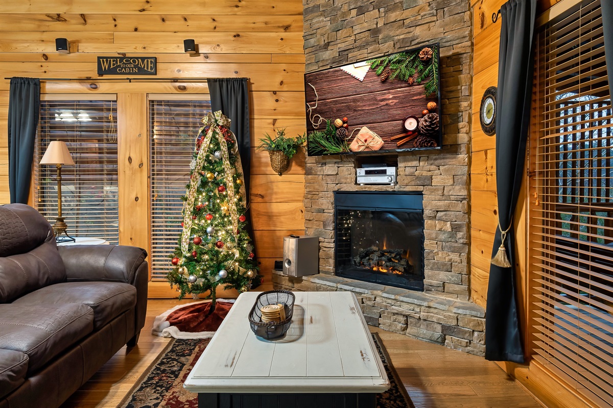 Christmas decorations are up seasonally!