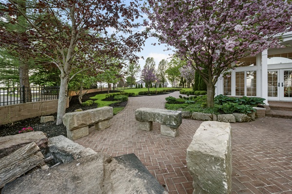 Patio and seating area