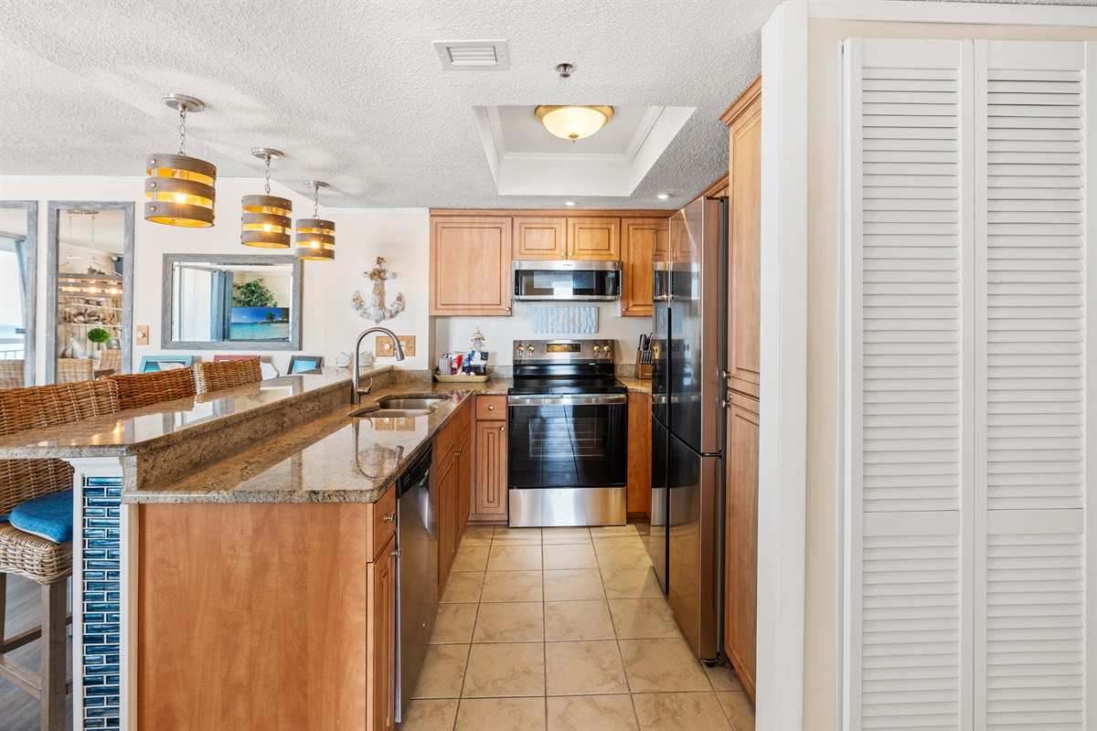 Well appointed Kitchen