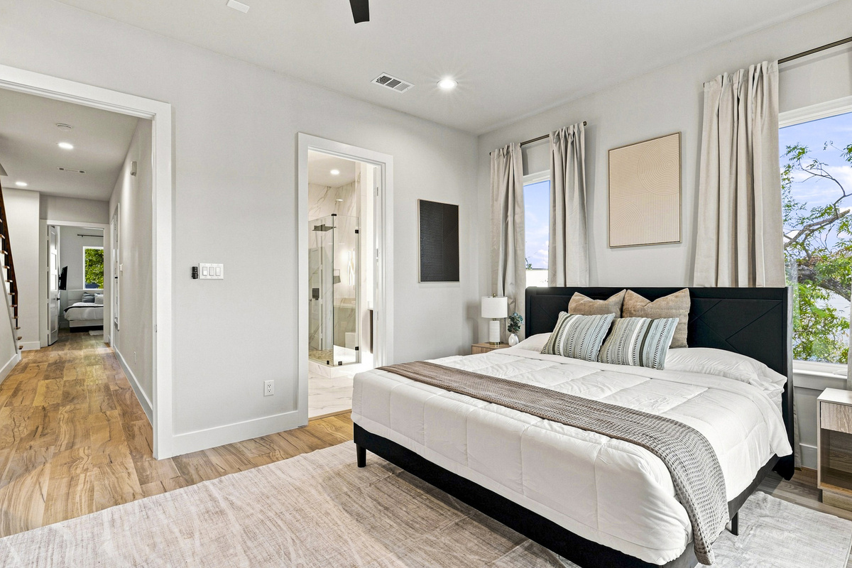 Bright and airy retreat with modern decor and stunning natural light!