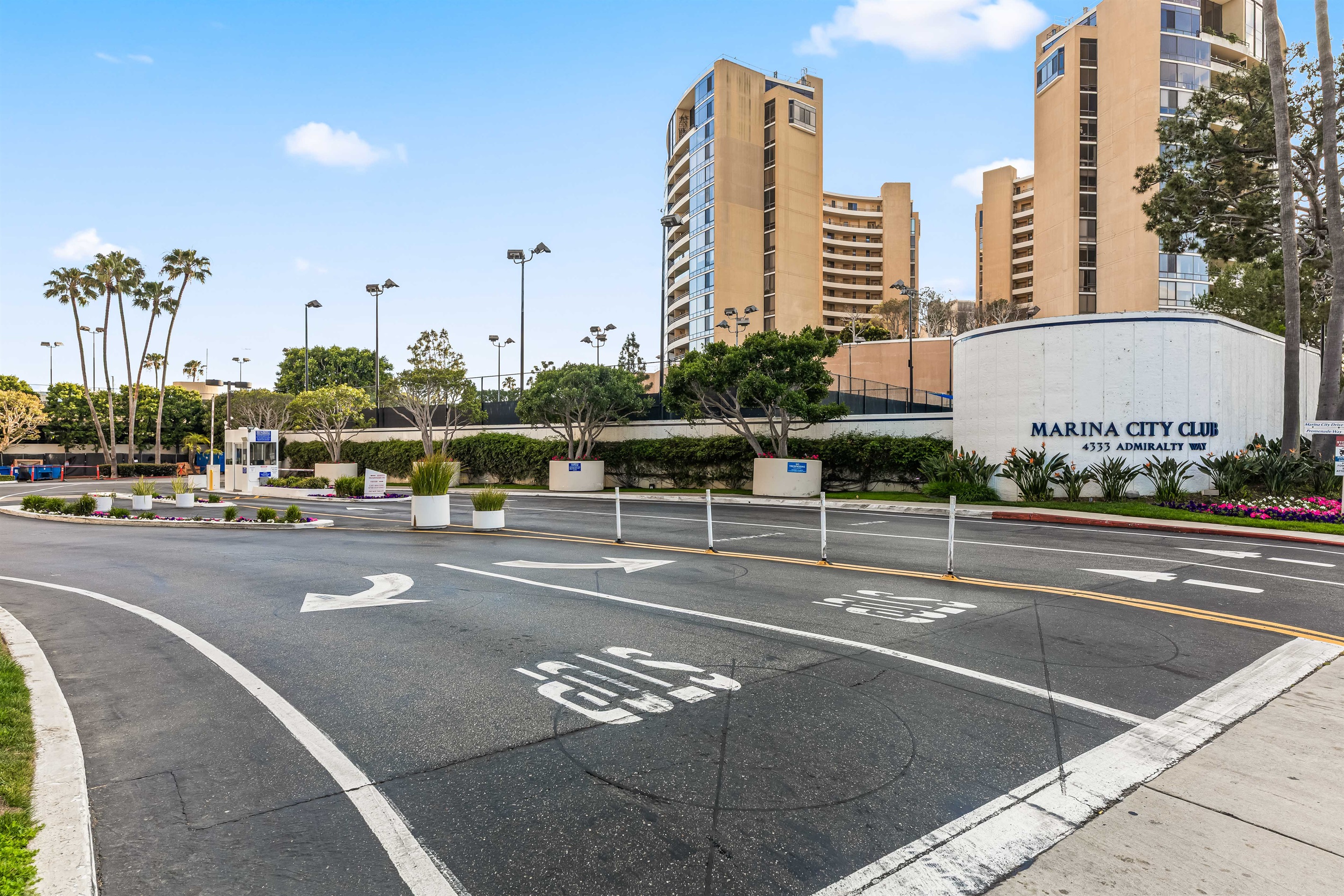 Resort community entrance