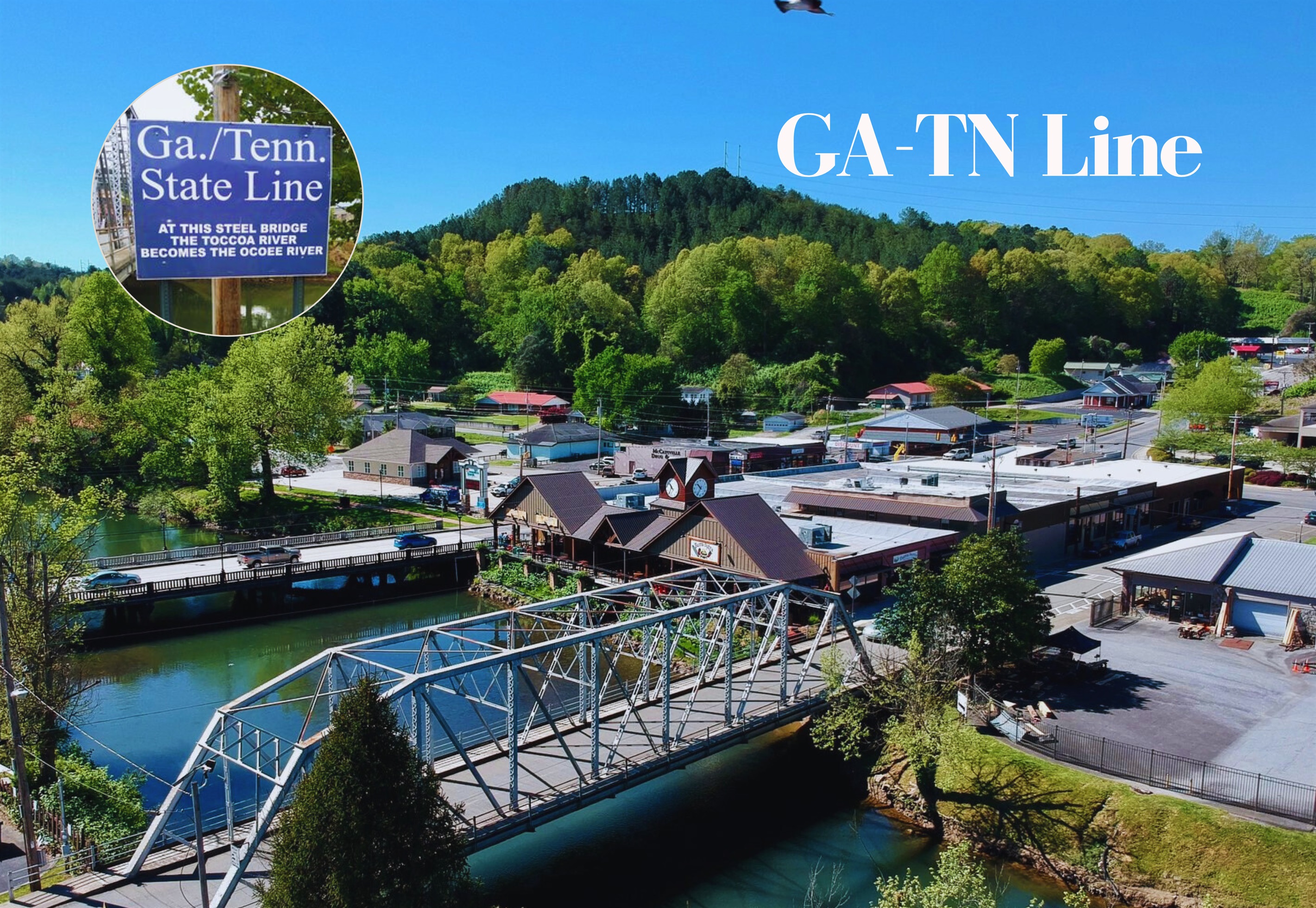 One step in Georgia, one in Tennessee! Stand on the state line at the iconic GA-TN marker.