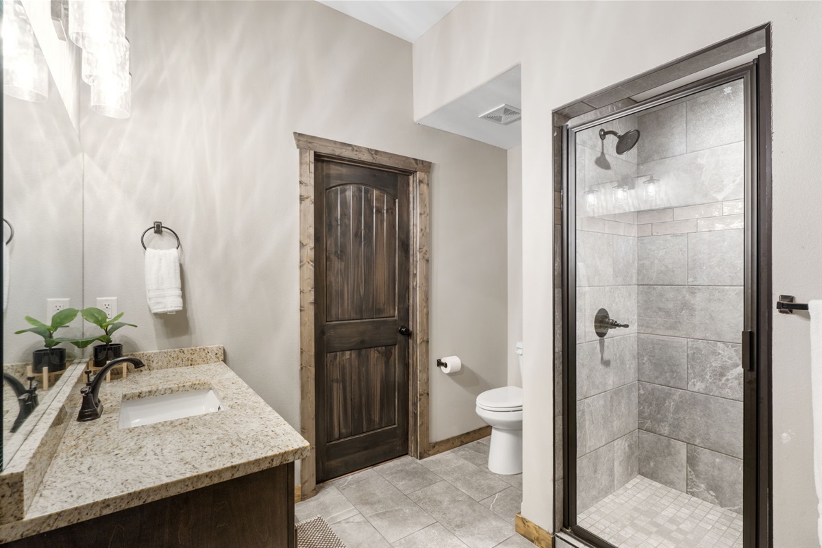lower level bathroom