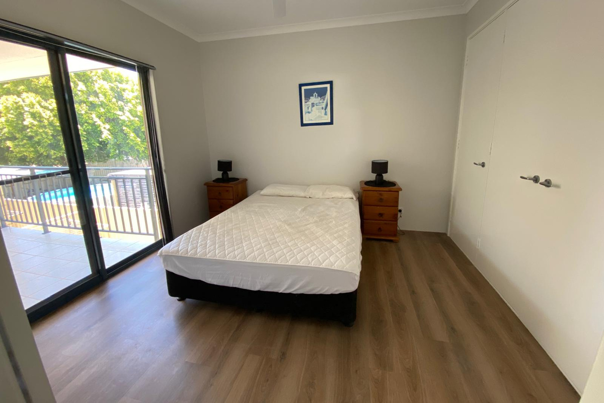 Main Bedroom & balcony upstairs