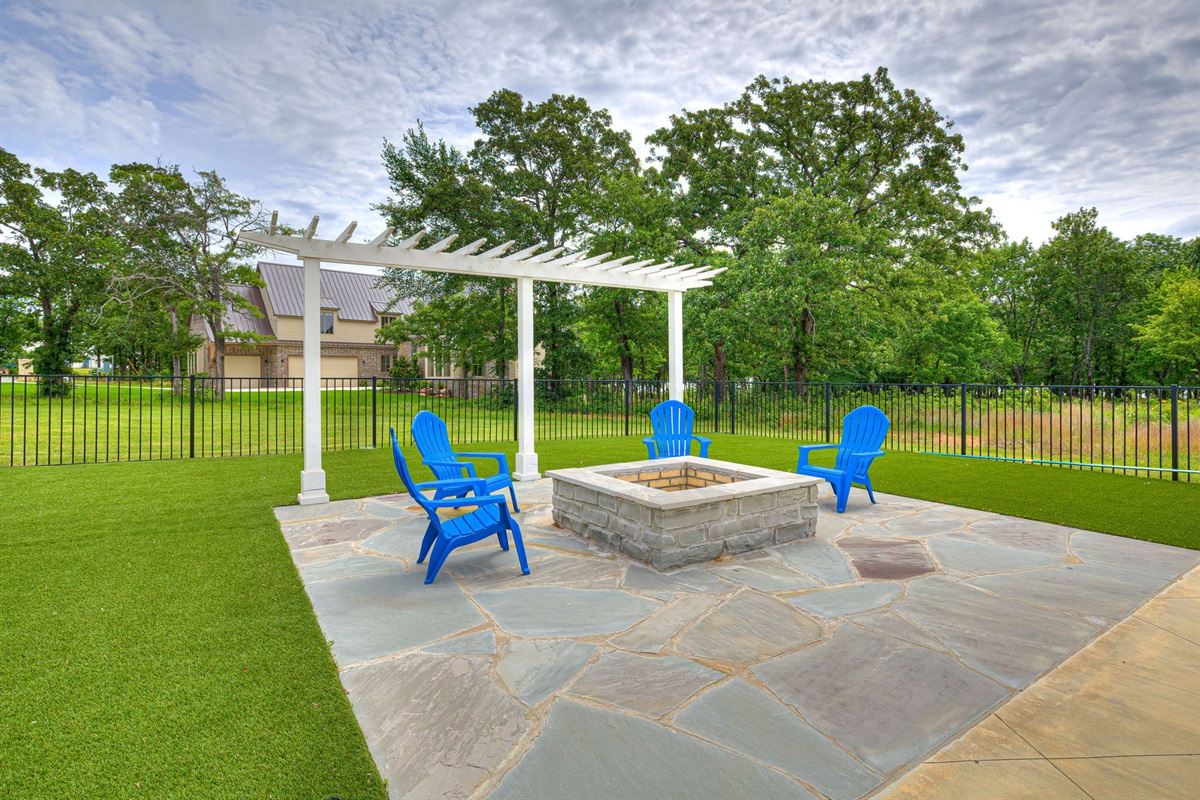 Firepit in Backyard